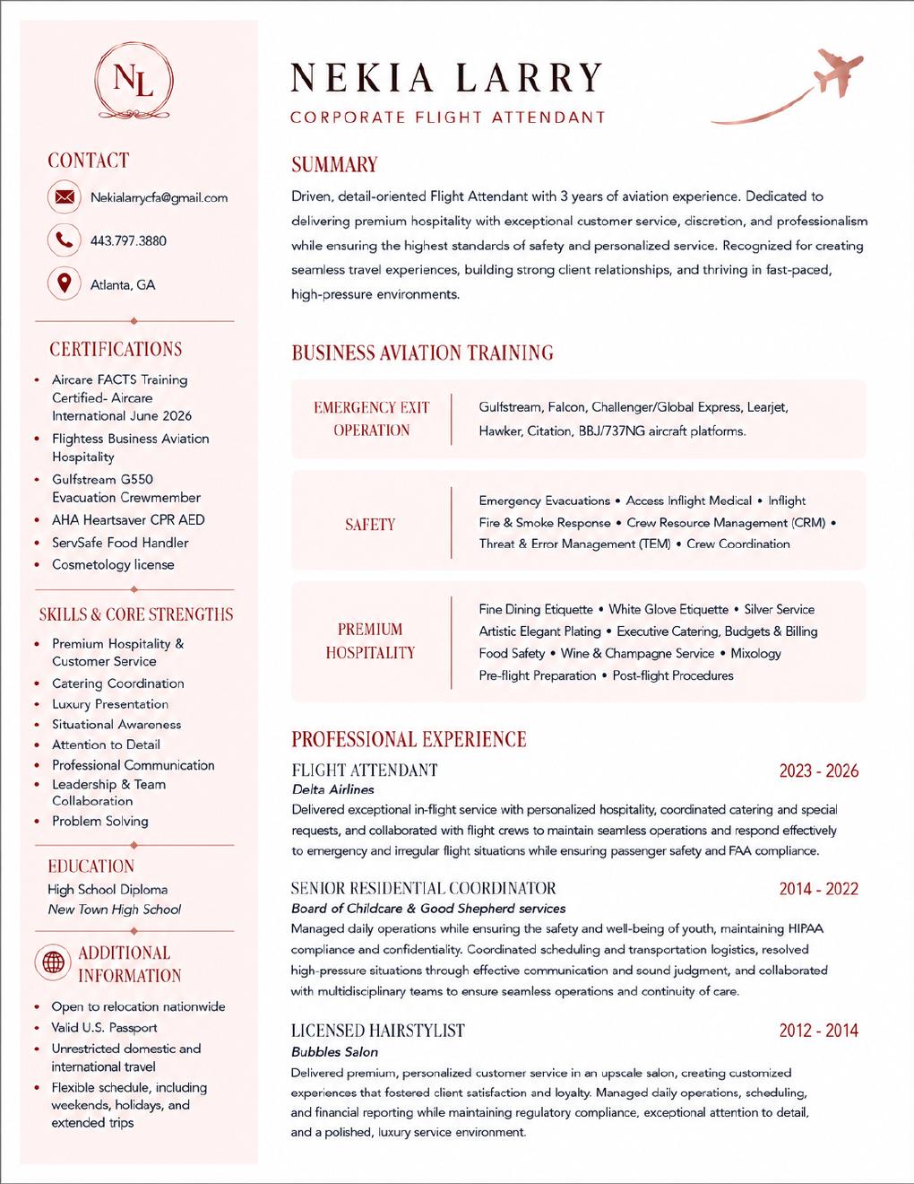 Resume preview